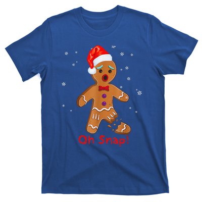 Gingerbread Man Cookie X Mas Oh Snap Funny Cute Christmas T-Shirt