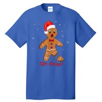 Gingerbread Man Cookie X Mas Oh Snap Funny Cute Christmas Tall T-Shirt