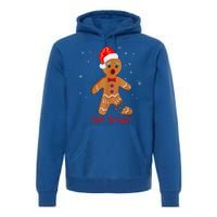 Gingerbread Man Cookie X Mas Oh Snap Funny Cute Christmas Premium Hoodie