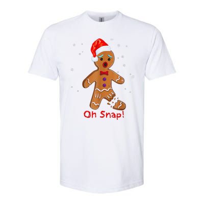 Gingerbread Man Cookie X Mas Oh Snap Funny Cute Christmas Softstyle CVC T-Shirt