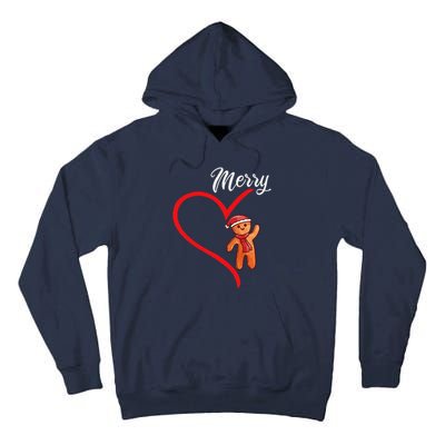 Gingerbread Merry Christmas Couples Matching Xmas Party Tall Hoodie