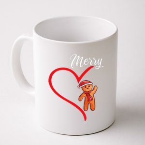 Gingerbread Merry Christmas Couples Matching Xmas Party Coffee Mug