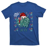 Gnome Merry Christmas Joy Snowflake Santa Hat Wreath Tree Funny Gift T-Shirt