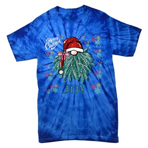 Gnome Merry Christmas Joy Snowflake Santa Hat Wreath Tree Funny Gift Tie-Dye T-Shirt