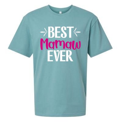 Grandma Mothers Day Gift For Best Mamaw Ever Design Gift Sueded Cloud Jersey T-Shirt