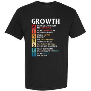 Growth Mindset Definition Motivational Quote Inspiration Garment-Dyed Heavyweight T-Shirt