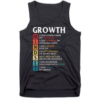 Growth Mindset Definition Motivational Quote Inspiration Tank Top