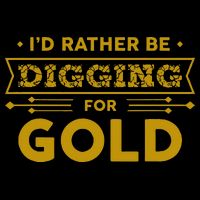 Gold Miner Digger Prospecting Treasure Hunting Wool Snapback Cap