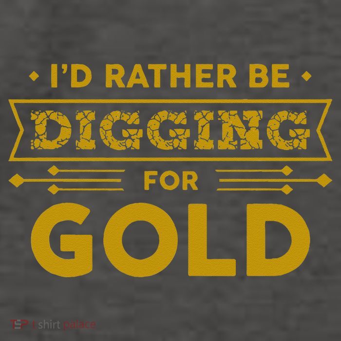 Gold Miner Digger Prospecting Treasure Hunting Vector Backpack