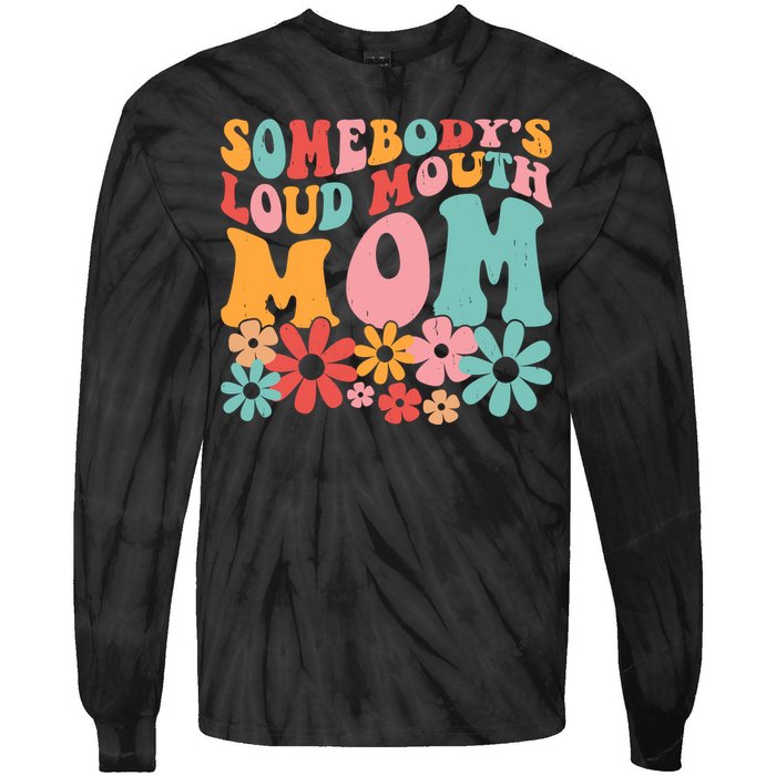 Grandma MotherS Day Celebration Tie-Dye Long Sleeve Shirt