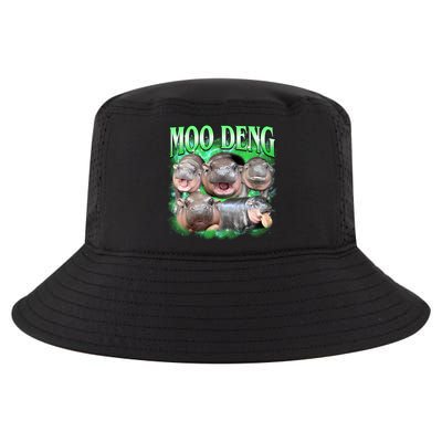 Green Moo Deng Meme Hippo Cool Comfort Performance Bucket Hat