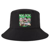 Green Moo Deng Meme Hippo Cool Comfort Performance Bucket Hat