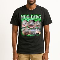 Green Moo Deng Meme Hippo Tall T-Shirt