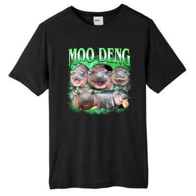 Green Moo Deng Meme Hippo Tall Fusion ChromaSoft Performance T-Shirt