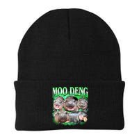 Green Moo Deng Meme Hippo Beanie