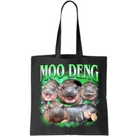 Green Moo Deng Meme Hippo Bag