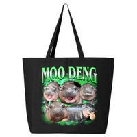 Green Moo Deng Meme Hippo 25L Jumbo Tote