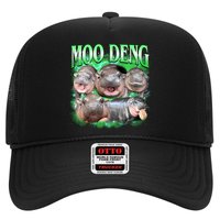 Green Moo Deng Meme Hippo Trucker Hat