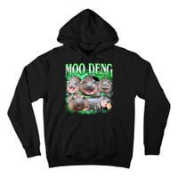 Green Moo Deng Meme Hippo Tall Hoodie