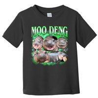 Green Moo Deng Meme Hippo Toddler T-Shirt