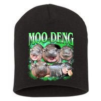Green Moo Deng Meme Hippo Short Acrylic Beanie