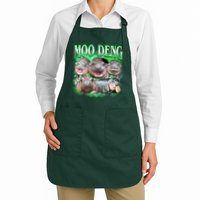 Green Moo Deng Meme Hippo Apron