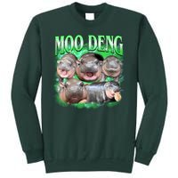 Green Moo Deng Meme Hippo Sweatshirt