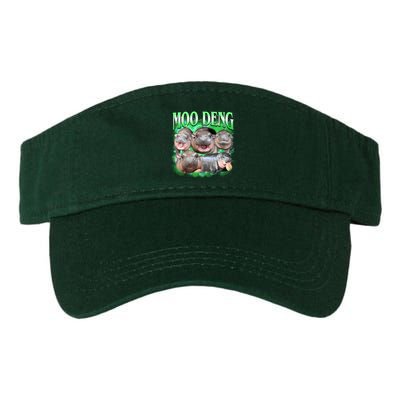 Green Moo Deng Meme Hippo Visor