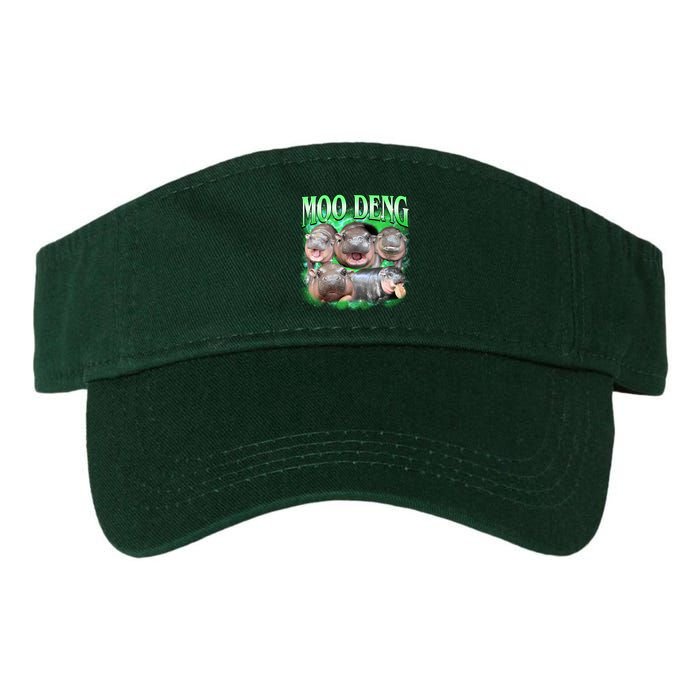 Green Moo Deng Meme Hippo Visor