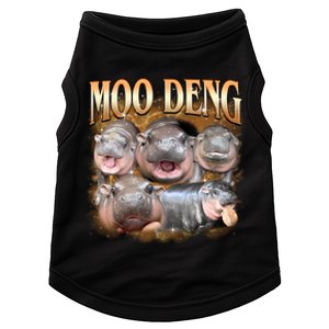 Gold Moo Deng Meme Hippo Funny Doggie Tank