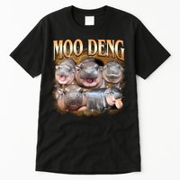 Gold Moo Deng Meme Hippo Funny Tall T-Shirt