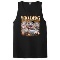 Gold Moo Deng Meme Hippo Funny PosiCharge Competitor Tank