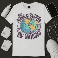 Go Make Disciples Of All Nations Christian Retro Inspiration T-Shirt