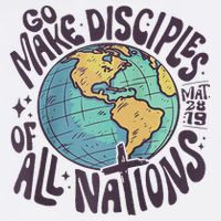 Go Make Disciples Of All Nations Christian Retro Inspiration T-Shirt