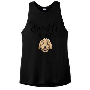 Goldendoodle Mom Doodle Mama Cute Golden Doodle Dog Ladies PosiCharge Tri-Blend Wicking Tank