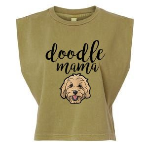 Goldendoodle Mom Doodle Mama Cute Golden Doodle Dog Garment-Dyed Women's Muscle Tee