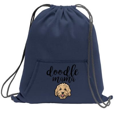 Goldendoodle Mom Doodle Mama Cute Golden Doodle Dog Sweatshirt Cinch Pack Bag