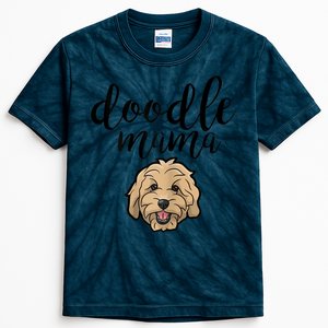 Goldendoodle Mom Doodle Mama Cute Golden Doodle Dog Kids Tie-Dye T-Shirt