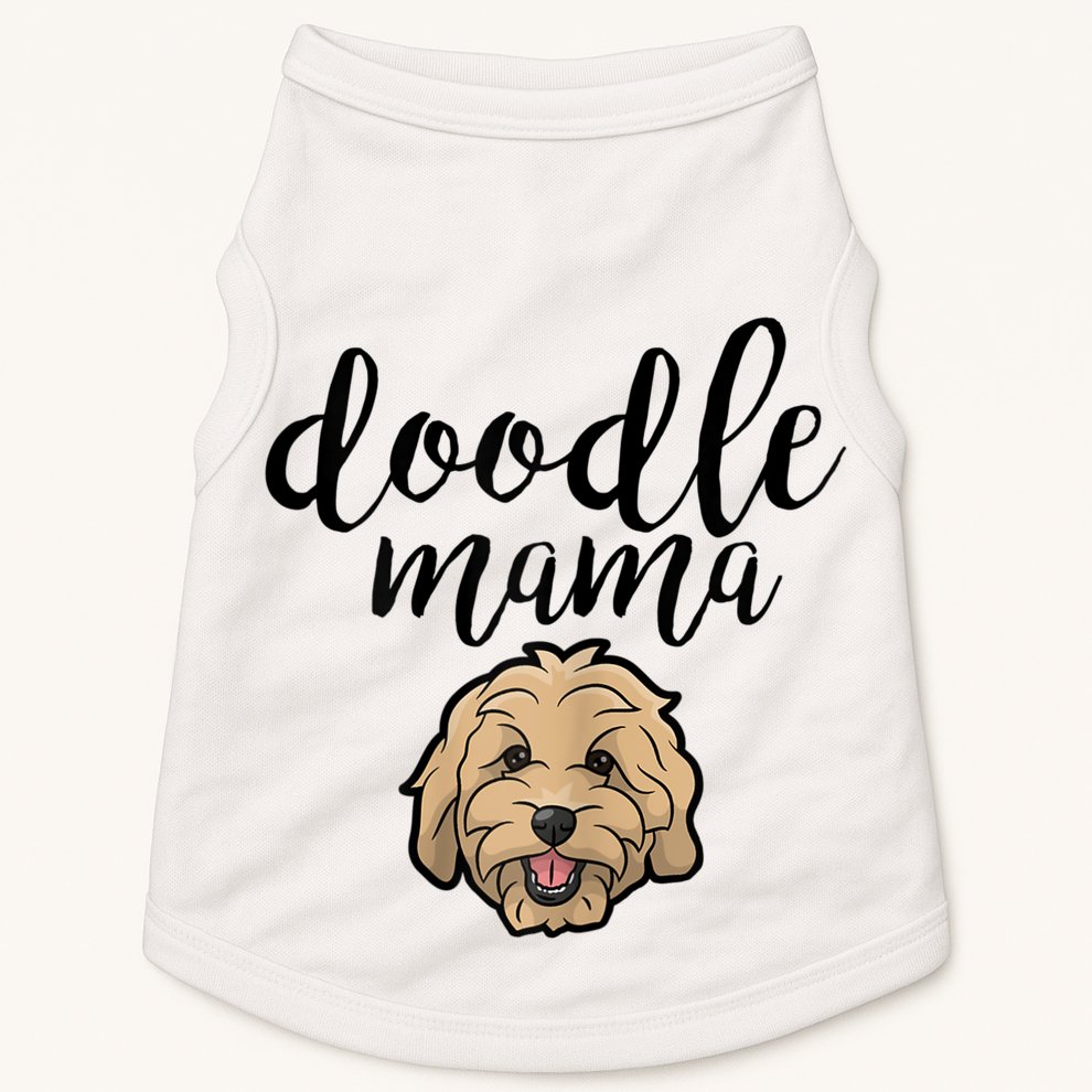 Goldendoodle Mom Doodle Mama Cute Golden Doodle Dog Doggie Tank