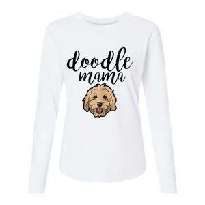 Goldendoodle Mom Doodle Mama Cute Golden Doodle Dog Womens Cotton Relaxed Long Sleeve T-Shirt