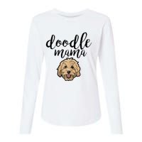 Goldendoodle Mom Doodle Mama Cute Golden Doodle Dog Womens Cotton Relaxed Long Sleeve T-Shirt