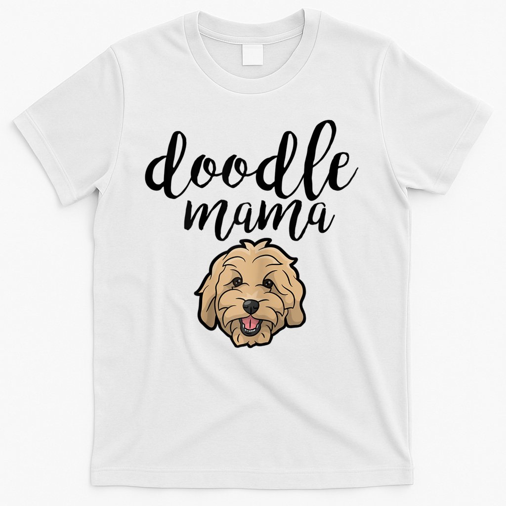Goldendoodle Mom Doodle Mama Cute Golden Doodle Dog T-Shirt