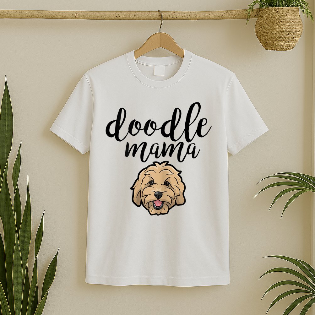 Goldendoodle Mom Doodle Mama Cute Golden Doodle Dog T-Shirt