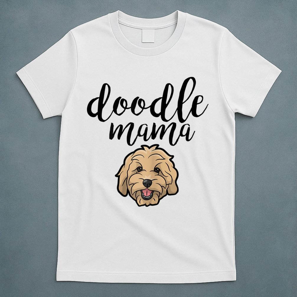 Goldendoodle Mom Doodle Mama Cute Golden Doodle Dog T-Shirt