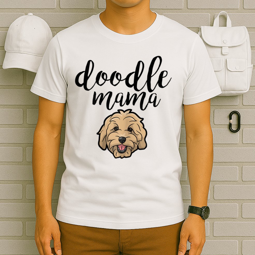 Goldendoodle Mom Doodle Mama Cute Golden Doodle Dog T-Shirt
