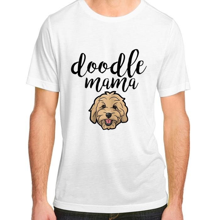 Goldendoodle Mom Doodle Mama Cute Golden Doodle Dog Adult ChromaSoft Performance T-Shirt