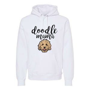 Goldendoodle Mom Doodle Mama Cute Golden Doodle Dog Premium Hoodie