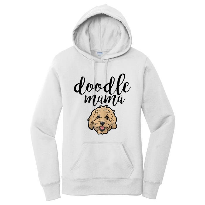 Goldendoodle Mom Doodle Mama Cute Golden Doodle Dog Women's Pullover Hoodie