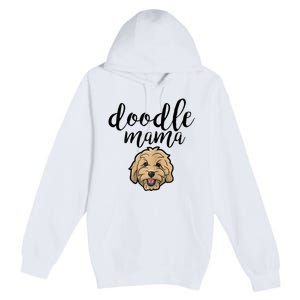 Goldendoodle Mom Doodle Mama Cute Golden Doodle Dog Premium Pullover Hoodie