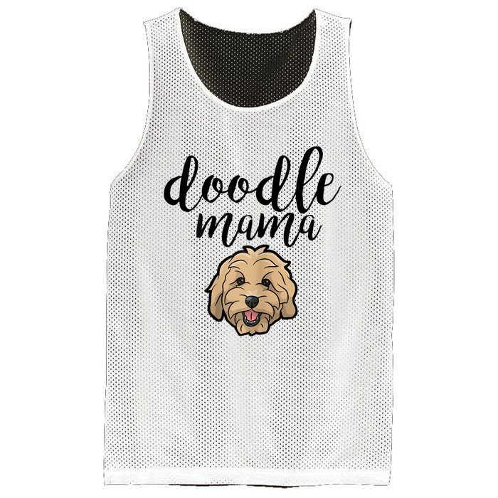 Goldendoodle Mom Doodle Mama Cute Golden Doodle Dog Mesh Reversible Basketball Jersey Tank